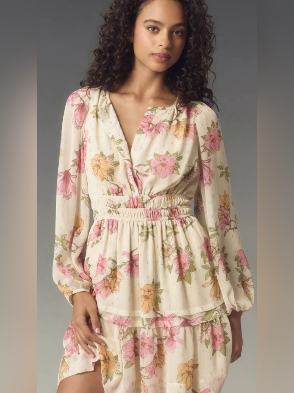 Anthropologie - Maeve Somerset Mini Dress: Long-Sleeve Edition